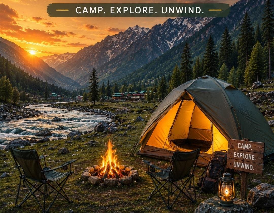 Camp exploration camp site